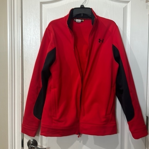 Under Armour men’s size M red and black zip up jacket - Picture 1 of 5